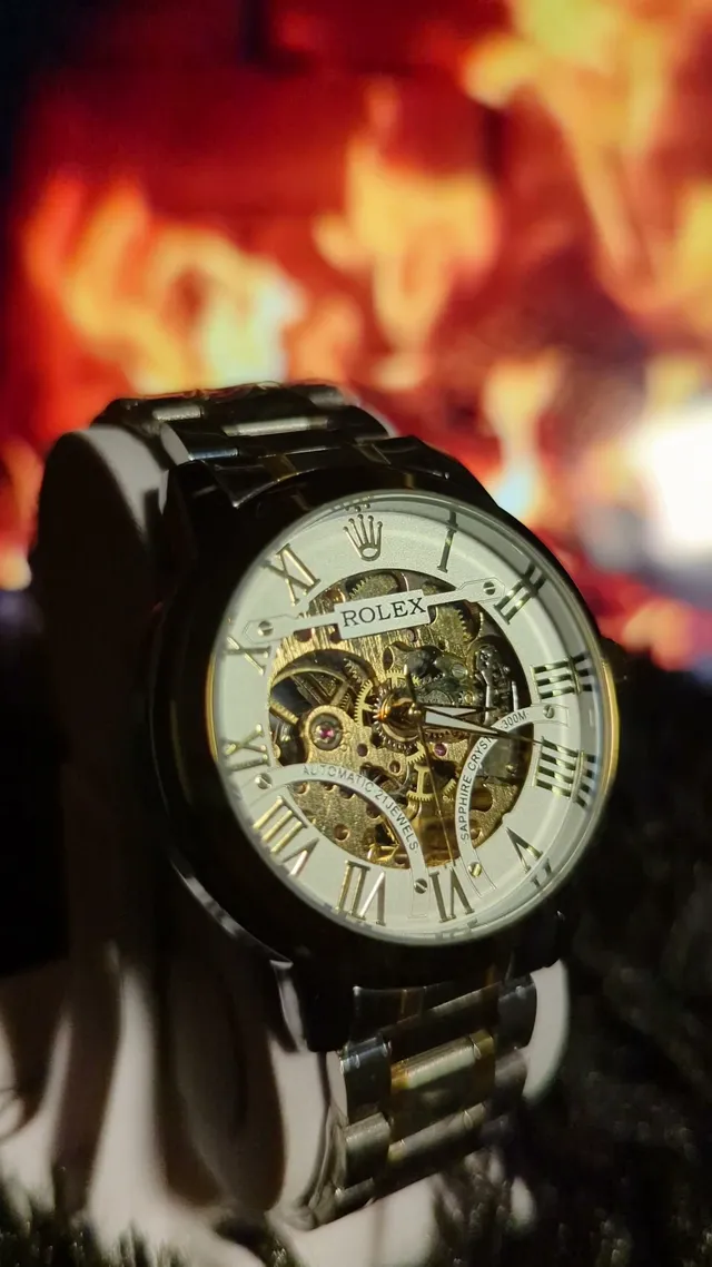 Two-Tone Skeleton Automatic Watch video